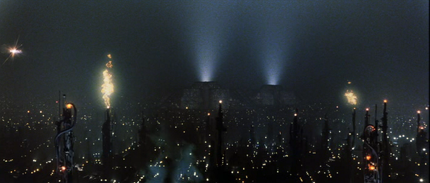 Plano geral extremo em Blade Runner